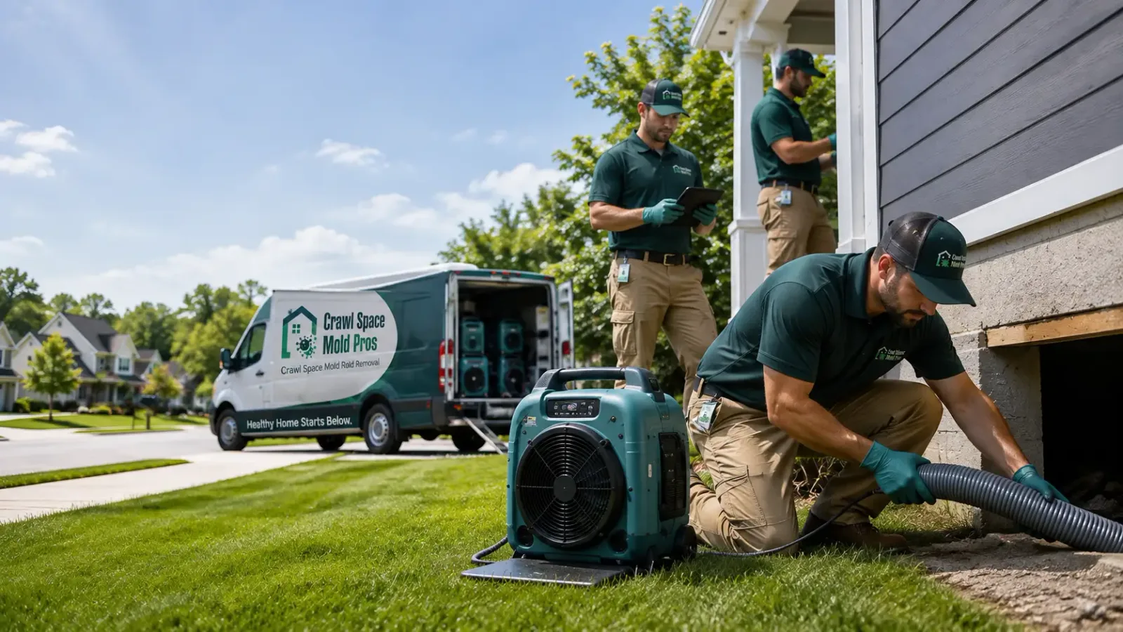 Crawl Space Mold Removal in Ferron, UT